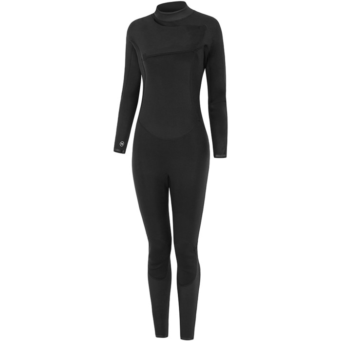 2025 Nyord Womens Tempus 3/2mm Chest Zip Wetsuit N04BA00018 - Black